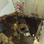 Corroded floor