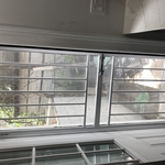 Back entrance door with mosquito Mesh