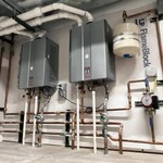Tank Less Water Heaters & Gas Pipe Work