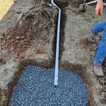 Drainage for shop sink