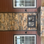 Stone fire place