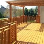 Cedar Deck Finished in our Super Cedar Blend