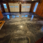 Matalic Epoxy Garage Floor