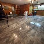 Matalic Epoxy Garage Floor