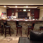 Basement bar