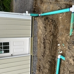 Down spout drainage pipe