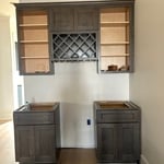Install new cabinets