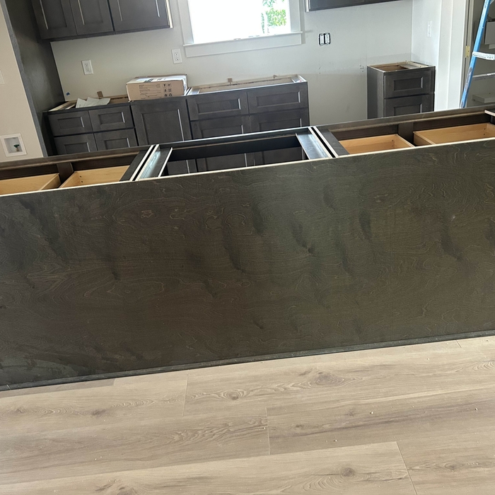 Install new cabinets