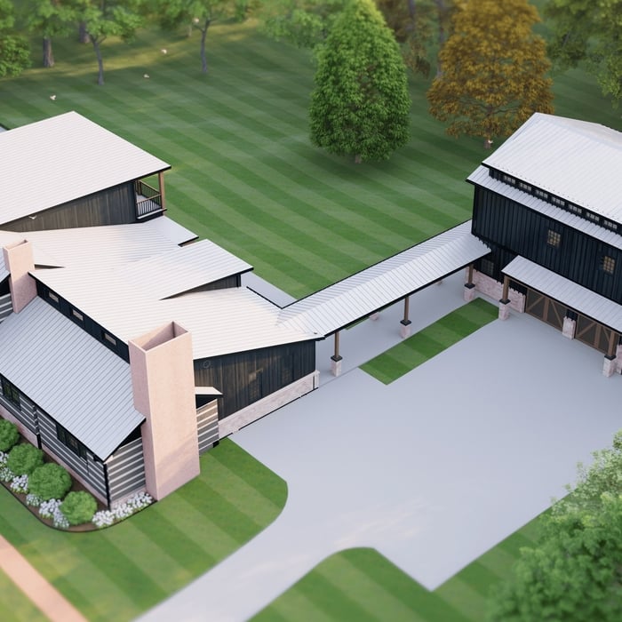 Rendering of cabin addition/renovation
