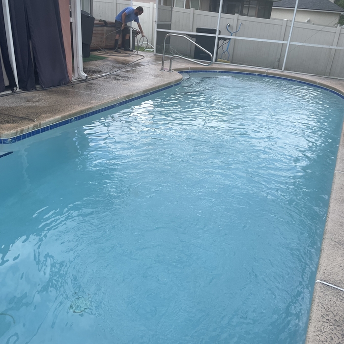 Pool deck