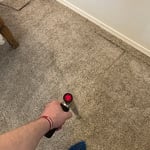Initial Moisture Reading in Living Room