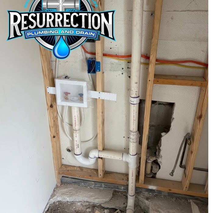 Plumbing for laundry