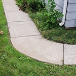 Drive and siding