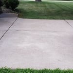 Drive and siding