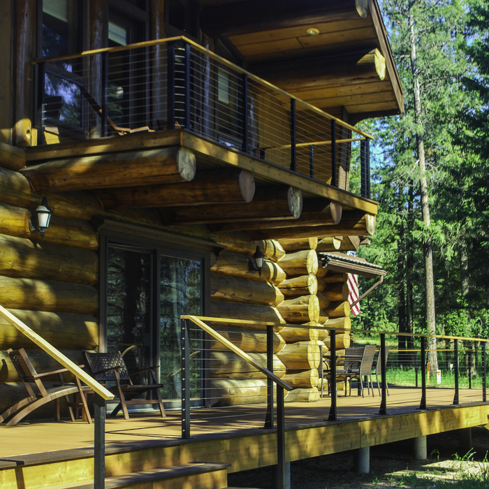 Deck with steps