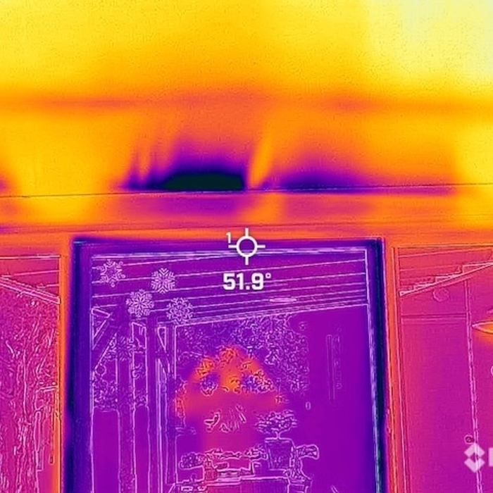 Air leak at window molding strip