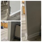 Another patch from a dog scratching into the wall