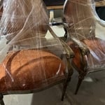 Chairs ready to go out.