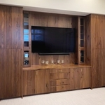 Walnut Entertainment Center