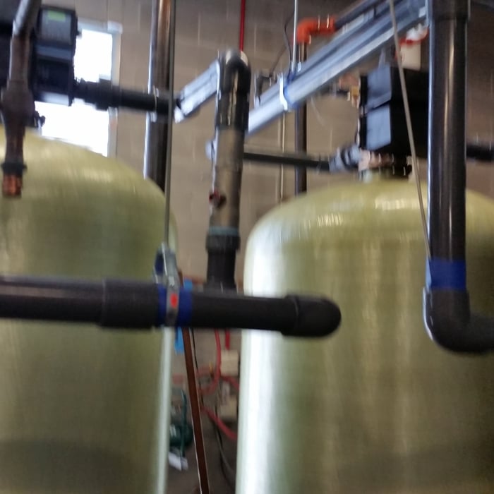 Sitting new Triplex 1.2 Million grain water system