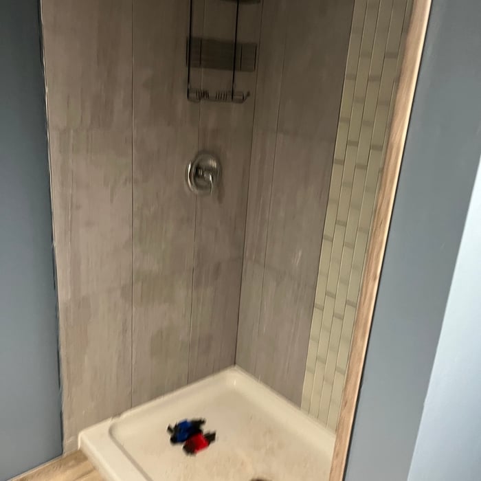 new shower