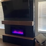 Modern fireplace