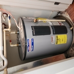 installing water heater