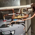installing water heater