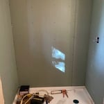 Bathroom shower install