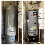 Install - hot water heater