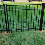 Black Aluminum ornamental