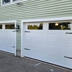 Two Garage doors installed project