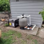 Variable speed pump/filter/heater install
