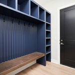 Bench - Upper and Side Cubbies - Slat Design