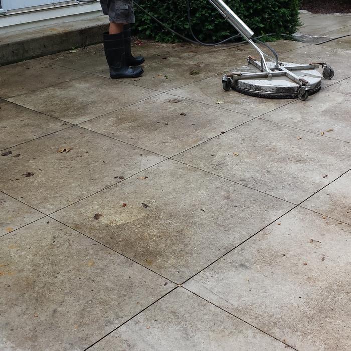 Concrete cleaning