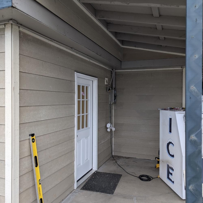 Siding remodel.
