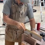 Cutting tenons for the joinery