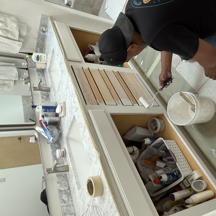 Kitchen cabinet painting