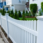 Vinyl fence