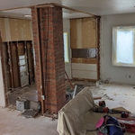 Kitchen damage and remodel in Richland