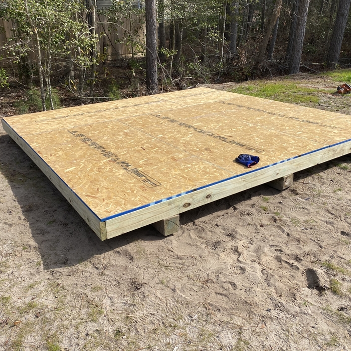 Platform on 6x6 skids