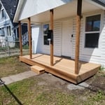 Front porch, complete