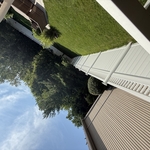 Vinyl fence