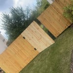 Wooden fences