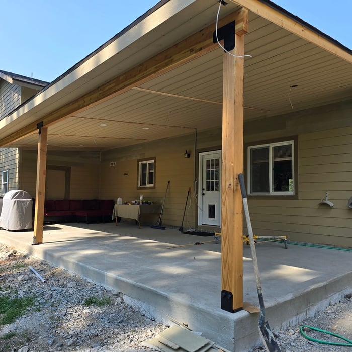 Progress on Porch