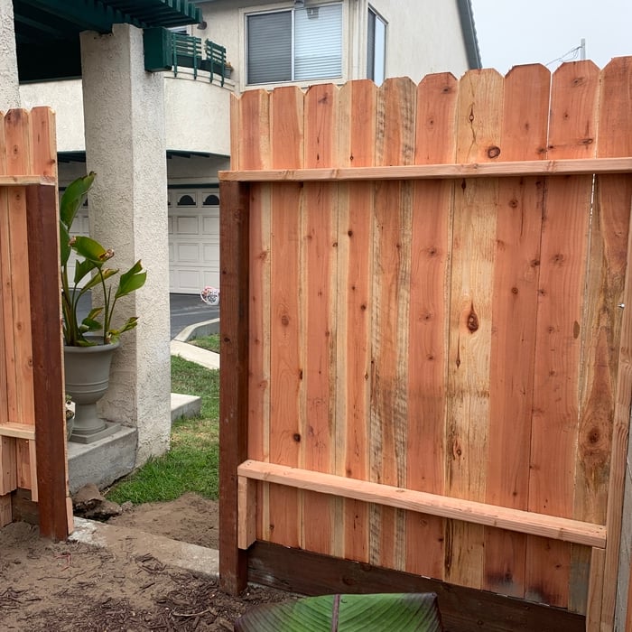 Redwood Fence