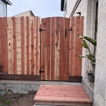 Custom Redwood Gate