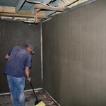 Basment stucco