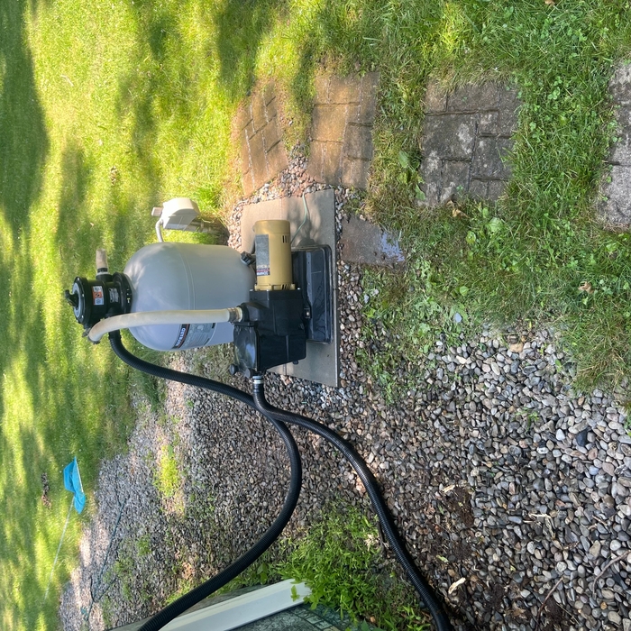 new filter & pavers