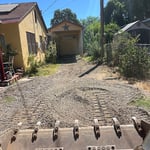 Previous gravel driveway